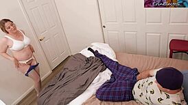 Stepson tricks stepmom to overlook his messy room chaos