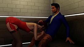 i bribe security in wbp140, leading to hardcore blowjob and anal orgasm with cumshot.