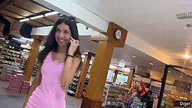 ill buy a girl anything if she walks supermarket with cum on face - cumwalk