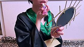 eva deva teaches girl lessons with brunette charm