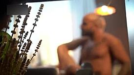 Boss caught me banging his son and joined in for domination.