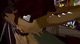 Rough quickies between plushy and his femboy friend