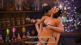 love potion 3d hentai preview with naughty sex scenes