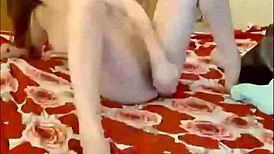 Sexy Girl With Cute Boobs Masturbates With Dildo On Webcam