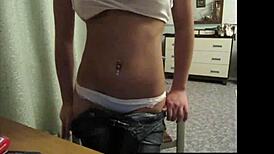 Keep it down, doing a silent webcam show before my roommate hears. Gotta strip quietly!