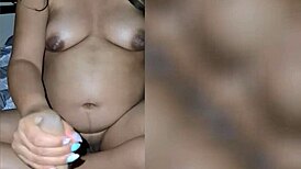 Pregnant wife needs neighbor to fill her with cum 😏