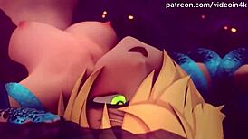 Amazing 3D magic fantasy animation upscaled