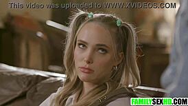 scout step daughter gets banged by step dad and brother in wild scene.