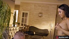 Petite Latina Secretary Teases with Sultry Office Moves