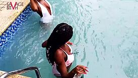 Nice Time In Pool And Shower With Goddessjhay Ending With Good Orgasm - Preview!