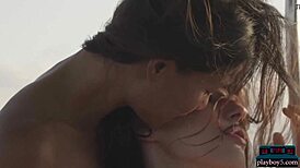 Petite Asian Maki Katana and Russian Model Oksana Oksi on Boat Trip