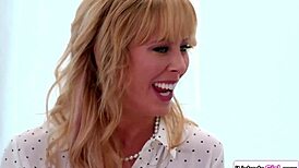 Milf Joins Lesbian Stepdaughter LICKING Her Asian Girlfriend