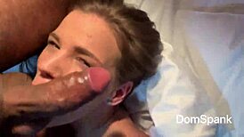 cute european girl in casting session