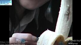 Look at these artificial nails fingering that tight asian pussy.