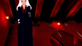 lucifer ceo and modeus demon in helltaker pov hentai