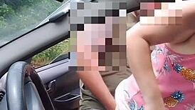 Naughty Bia rips her clothes and shows off her wet pussy and big tits on the street