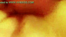 Amateur brunette rides cock and cums on her big ass.