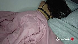 my friend's wife in just panties showing her big ass close-up