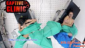 Damn, Aria Nicole naked behind the scenes at hospital setup!