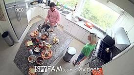 SpyFam Step Sis Fucked Hard In Kitchen