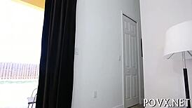 young teen couple gets down with hardcore doggystyle banging