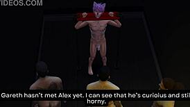 gareth returns to fuck all housemates