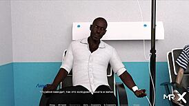 Blonde posing nude in acting lessons episode 28