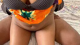 Desi village stepsister and stepbrother share bed for rough action