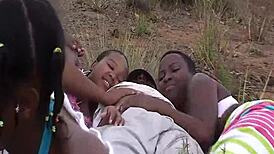 i'm in this wild african safari sex orgy with big cocks