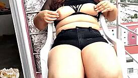 Hot couple gets caught fucking on balcony in front of neighbors 😏