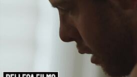 Seth Gamble licks Cecilia Lion's pussy on kitchen table before intense missionary banging