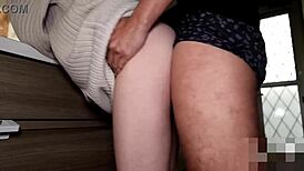 Japanese Housewife Mai Gets Creampied by Affair Partner