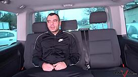 Milf Busty Whore Picked Up on Street Gets Cum-Covered in Van