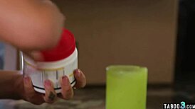 OMG, cute Gina Valentina in my first blowbang with five huge cocks, so crazy!