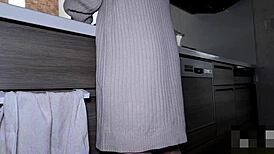 Japanese Housewife Mai Gets Creampied by Affair Partner