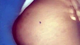 Ebony BBW Rides Cucumber in Tight Pussy Action