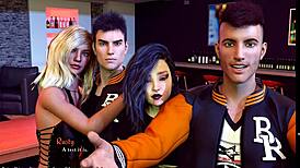 i'm starting the initiation in this anime hentai episode