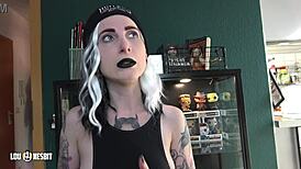 Lou Nesbit And Lia Louise In Exhibitionism Challenge With Dirty Talk