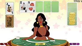 Milftoon drama unfolds as ebony Mrs. Laticia takes it hard in her rear