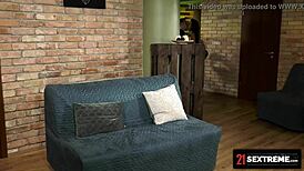 21sextreme curvy gilf's PUSSY GETS DESTROYED while sweating hard