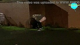 cracky showing off in her natural spot