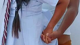 teen couple's hot sex features big ass and tits 😏