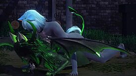 Furry Yaoi Kinky Dragon And Tanuki In Park