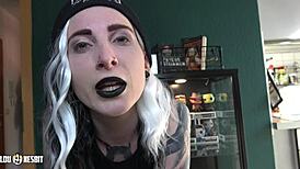 Lou Nesbit And Lia Louise In Exhibitionism Challenge With Dirty Talk