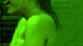 naked asian teen showers in public, spied on hidden cam