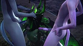 Furry Yaoi Kinky Dragon And Tanuki In Park