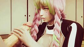 mitsuri kanroji uncensored demon slayer hentai action