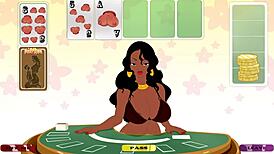 Milftoon drama unfolds as ebony Mrs. Laticia takes it hard in her rear