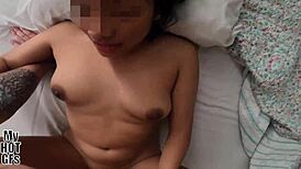 Tiktoker Linda Wakes Boyfriend and Gets Her Pussy Filled with Cum!