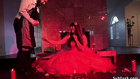 i watched milf bride get dp gangbanged hard